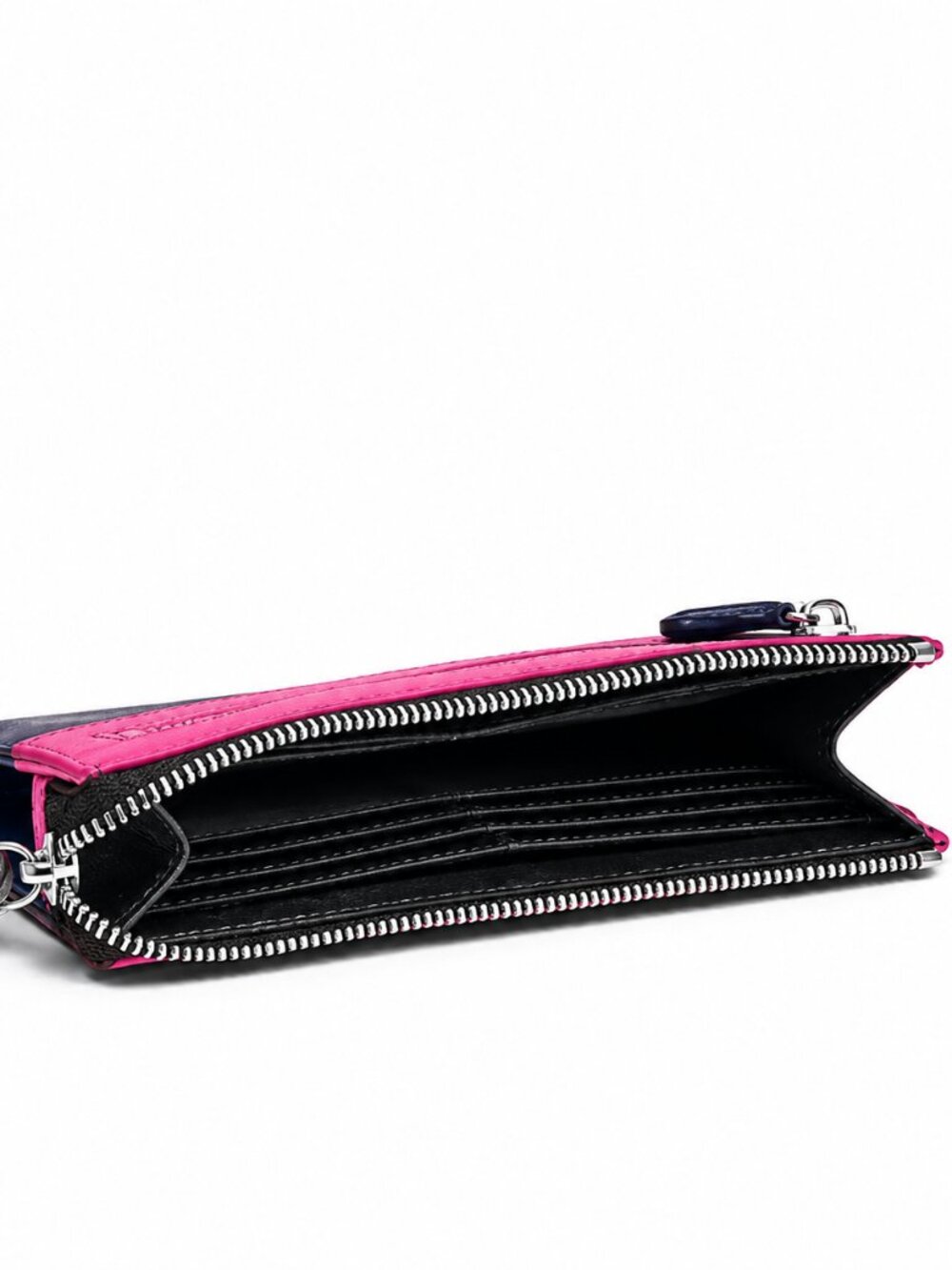 Coach Legacy Colorblock Zippy Wristlet Wallet, New - Picture 10 of 15